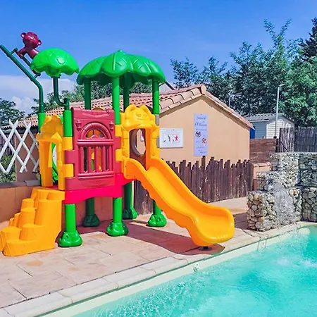 Mobil-home A - Terrasse - Api-1-52-443 Campingplatz Anduze